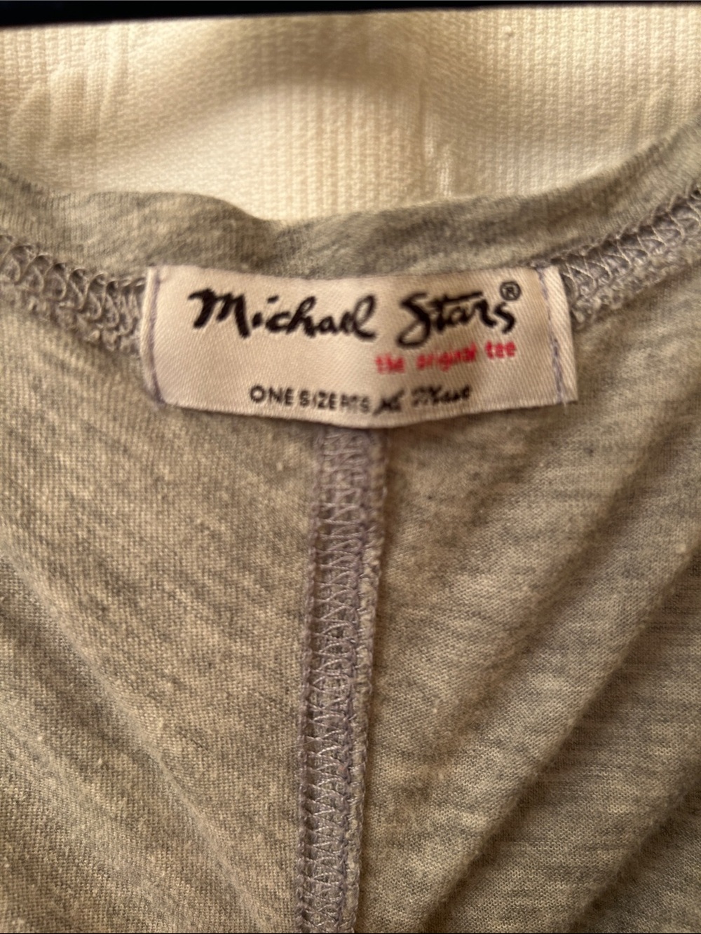 Michael Stars slouchy cozy gray tee
